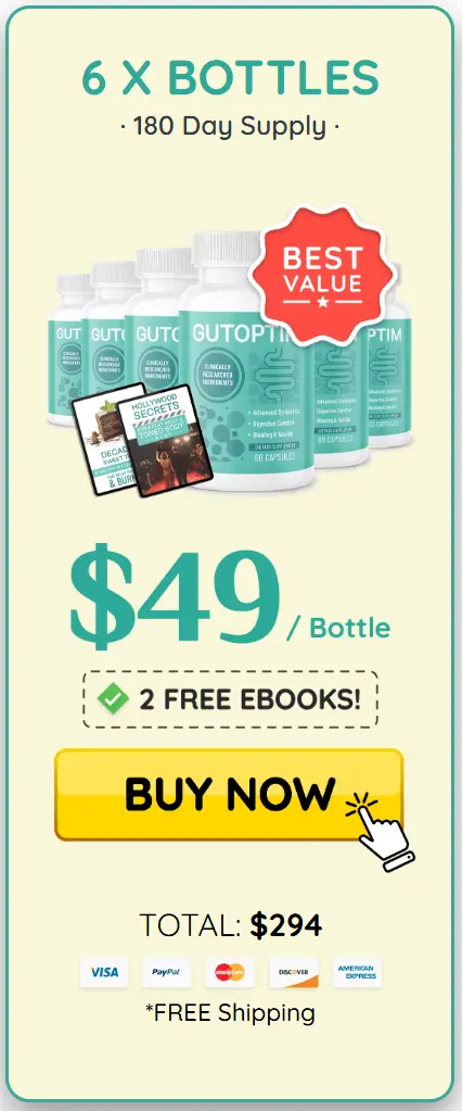 GutOptim Buy 6 Bottle